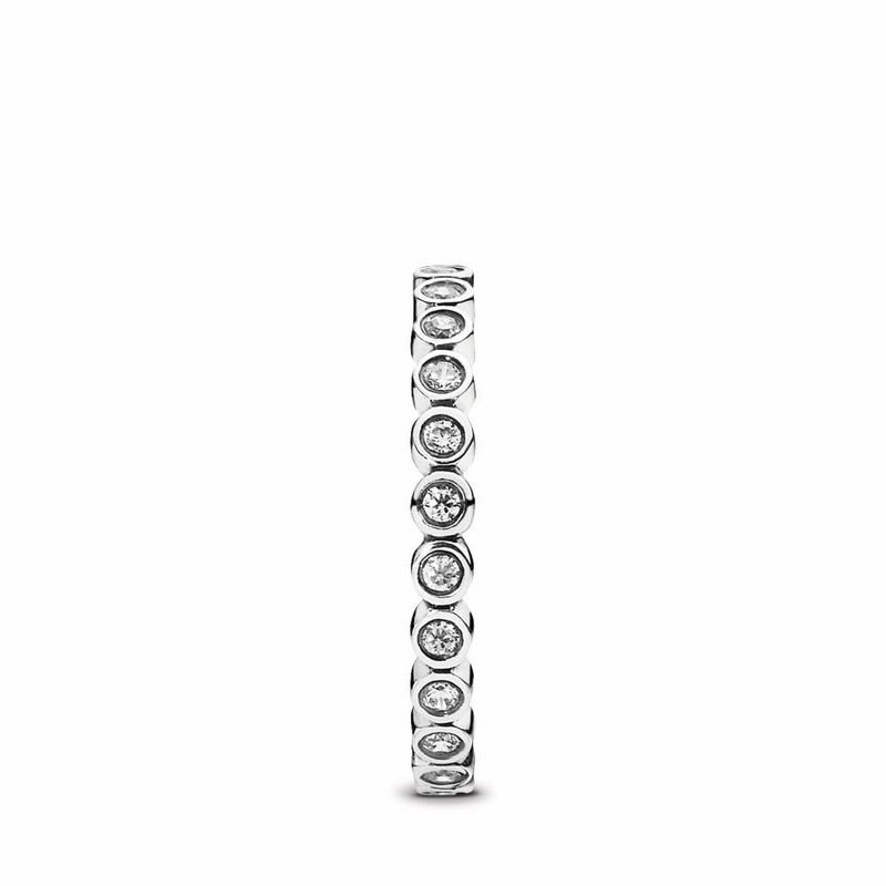 Pandora Australia AlluStackable Ring Petite Brilliant Stackable Ring - Sterling Silver | PTKJOS528